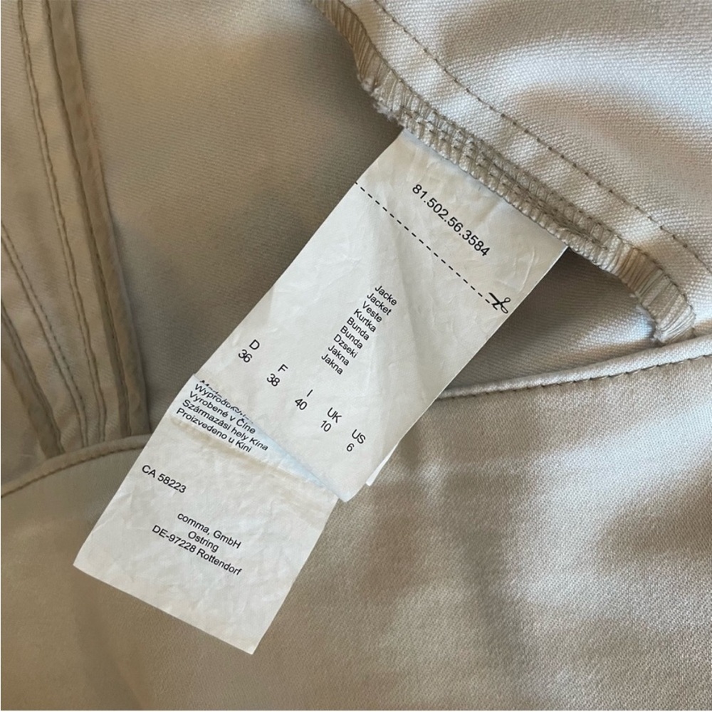 COMMA, Distressed Ruffle Jacket NWT - Picture 7 of 7